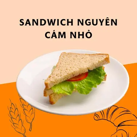 Hình ảnh Sandwich nguyên cám kẹp tự chọn size S