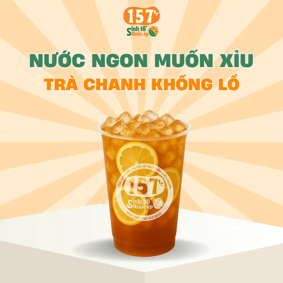 Hình ảnh Trà chanh siêu to khổng lồ