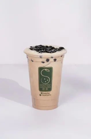 Hình ảnh Hồng Trà Sữa Vải - Pink lychee milk tea