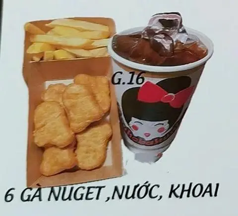 Hình ảnh G.16 6 GÀ NUGET, NƯỚC, KHOAI