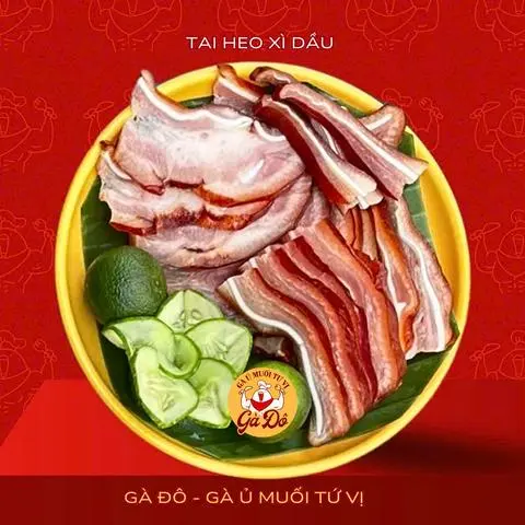 Hình ảnh Tai Heo Ủ Xì Dầu 