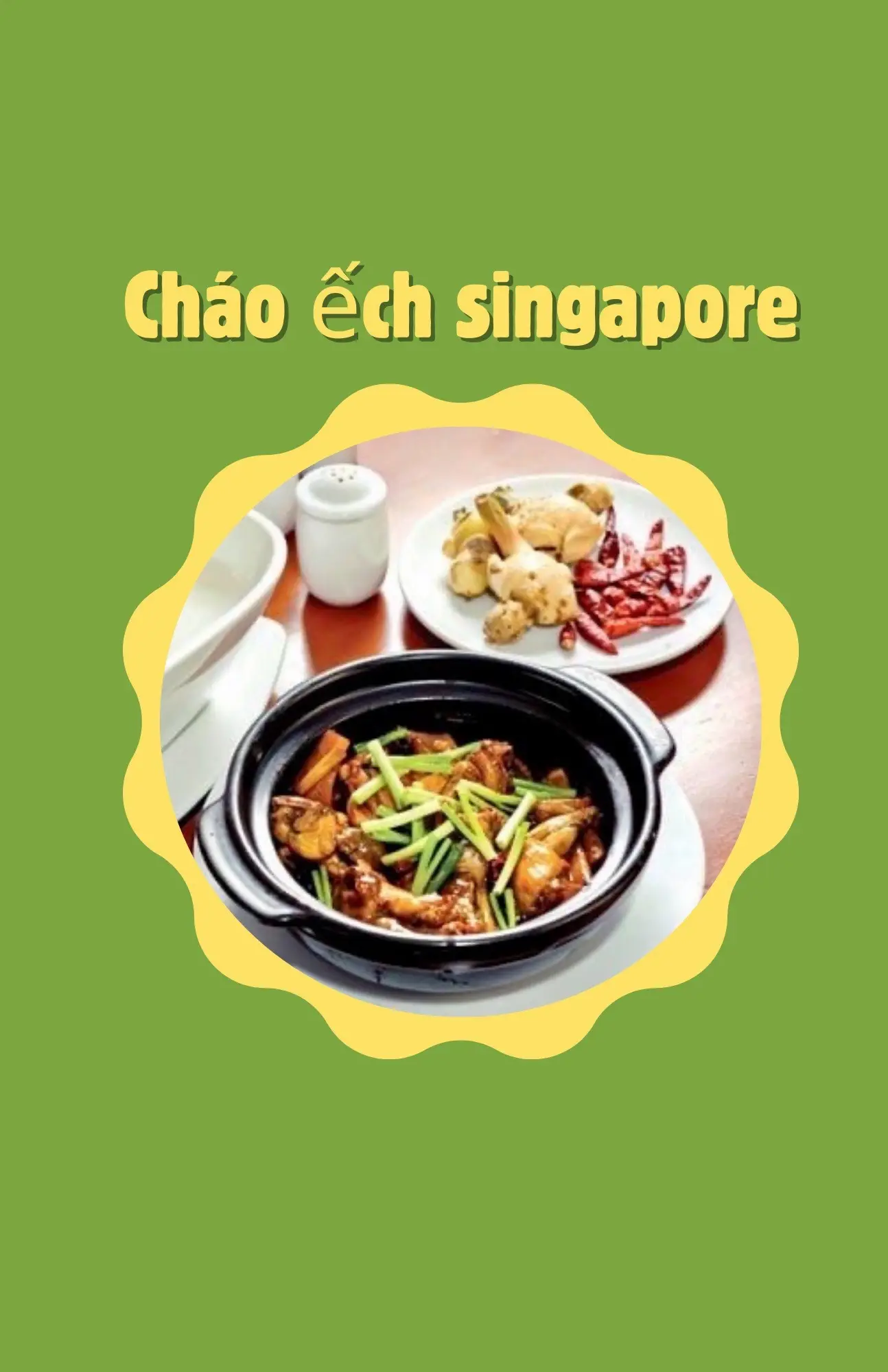 Hình ảnh Cháo 8 tay ếch Singapore