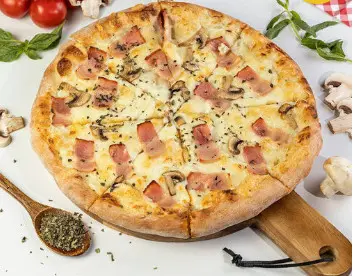 Hình ảnh Carbonara pizza size L