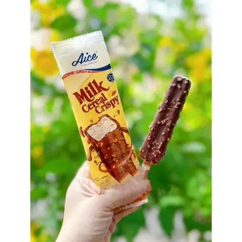 Hình ảnh Kem Aice Yến Mạch Chính Hãng - Milk Cereal Crispy