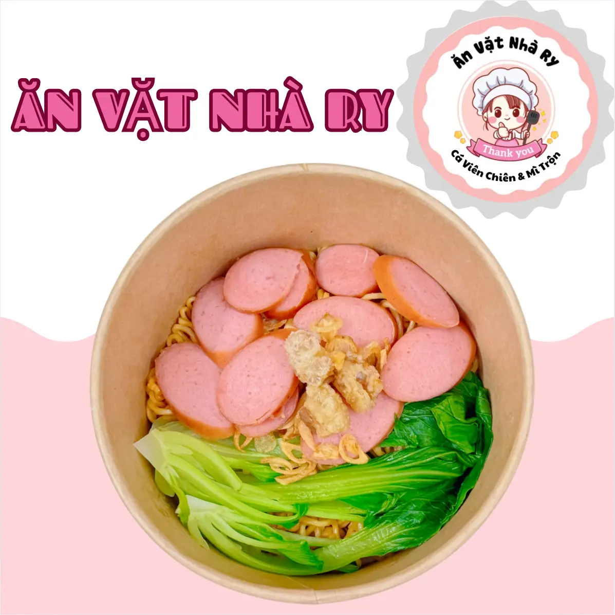 Hình ảnh Mì trộn indomie xúc xích