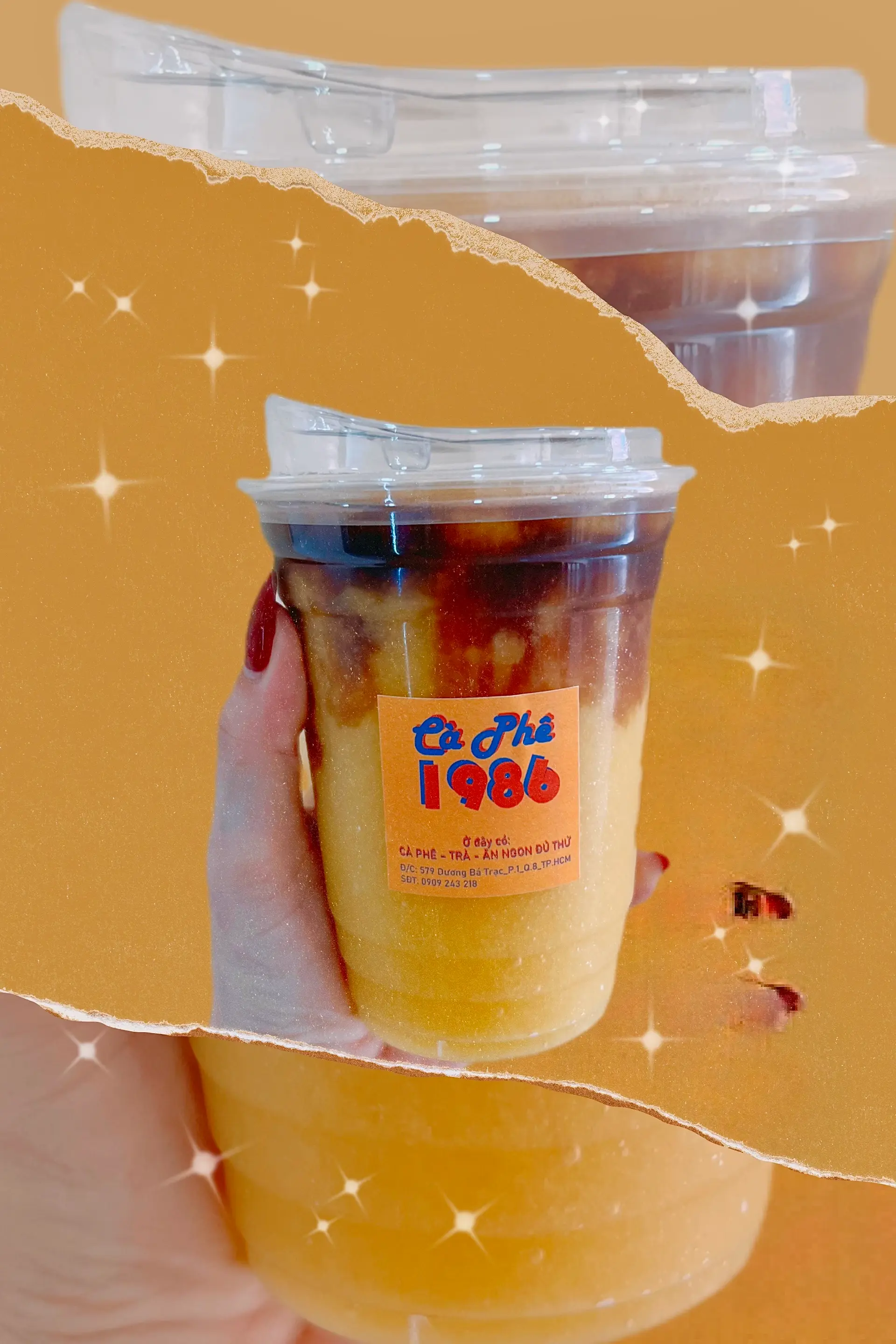 Hình ảnh Americano Đào đá xay