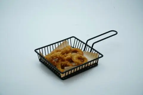 Hình ảnh Mực Khoanh Chiên Xù