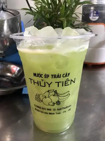Hình ảnh nước ép cóc mix thơm ly lớn 