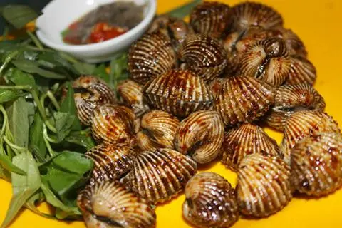 Hình ảnh Sò Huyết Rang Muối Ớt