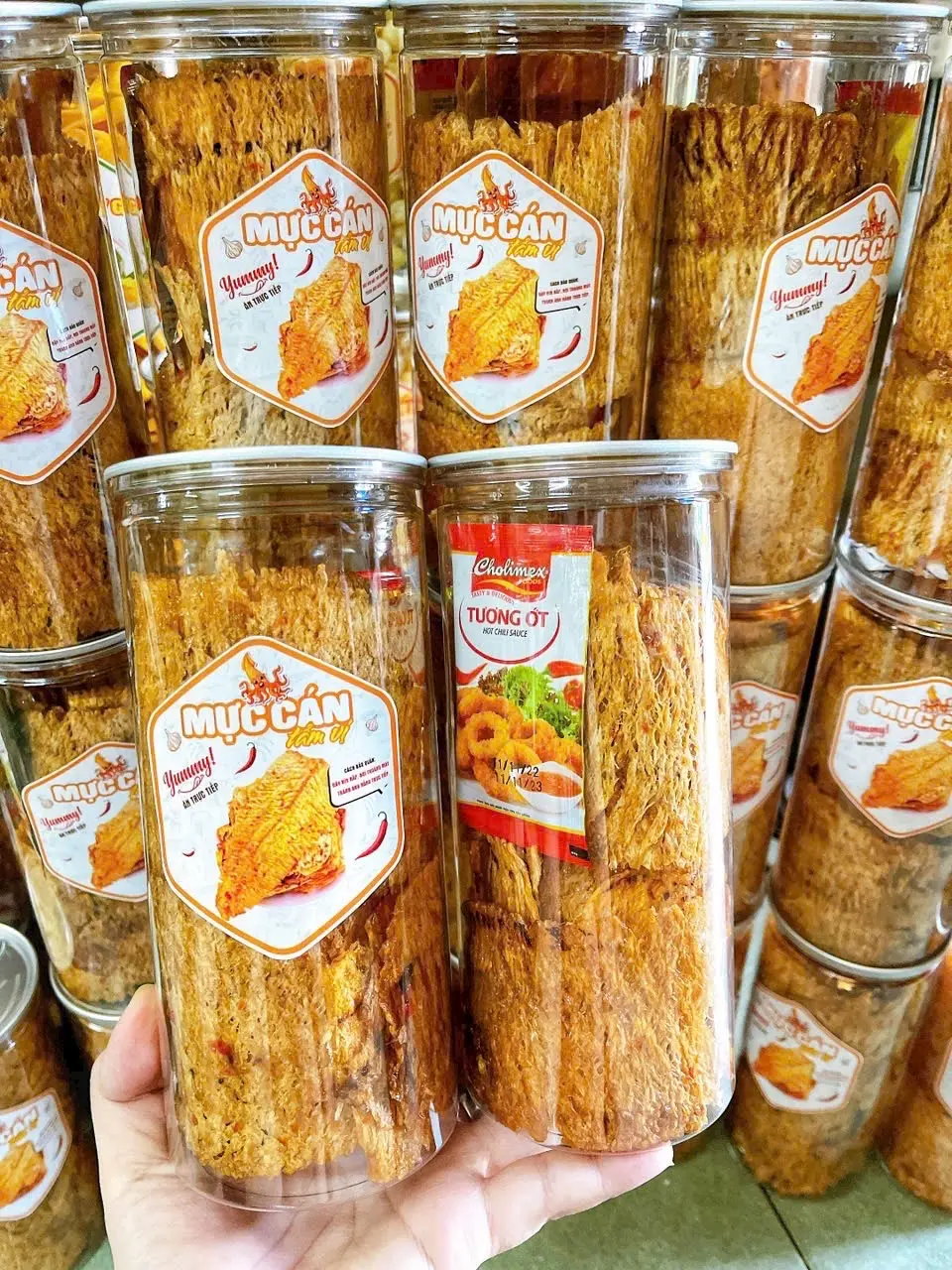Hình ảnh Mực Cán Tẩm Vị