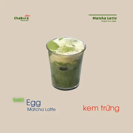 Hình ảnh Egg matcha latte