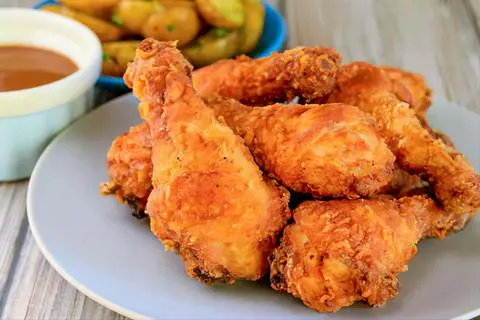 Hình ảnh  닭 허벅지 / Đùi gà chiên giòn phần lớn