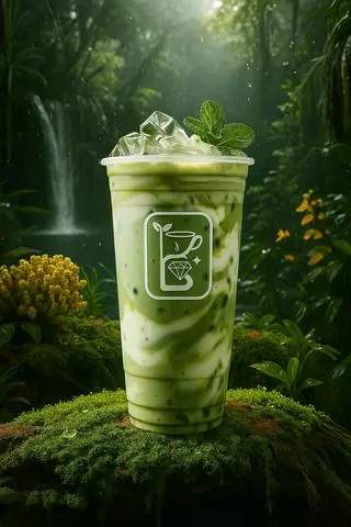 Hình ảnh Matcha latte oatside