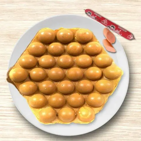 Hình ảnh Bánh Trứng Hong Kong Xúc Xích