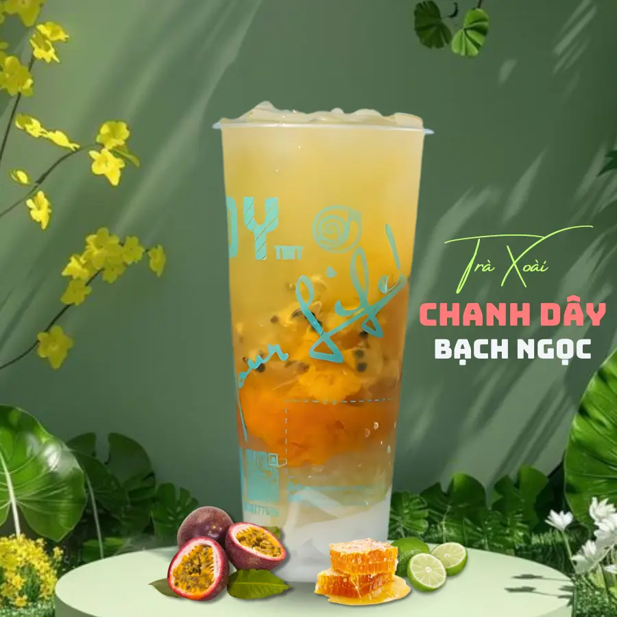 Hình ảnh Trà xoài chanh dây bạch ngọc