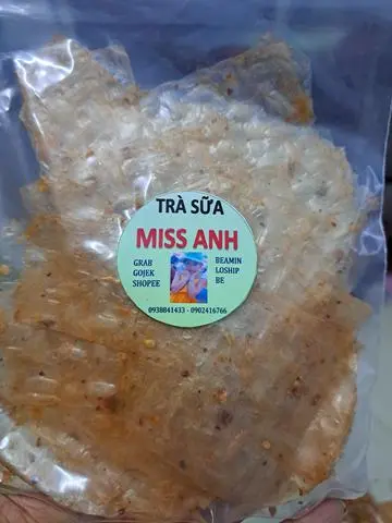 Hình ảnh Bánh tráng tỏi cay