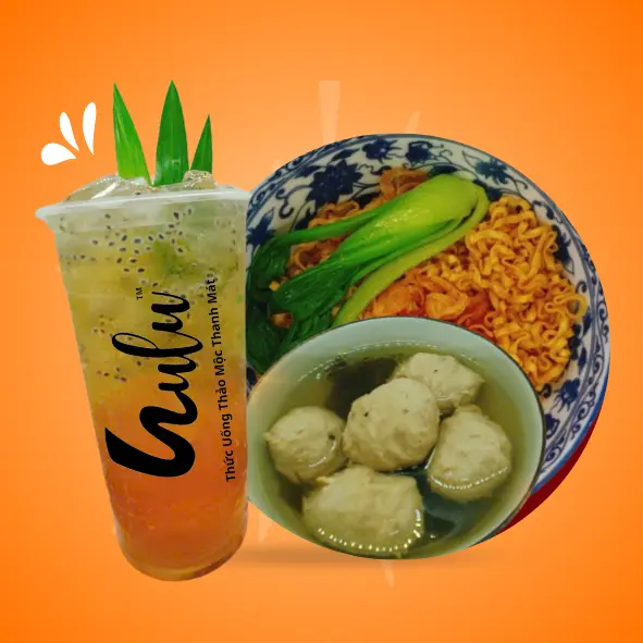 Hình ảnh Combo Mì Trộn Súp Bò Viên Sâm Cúc Sương Mai