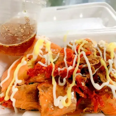 Hình ảnh Bánh tráng cuốn sốt tắc