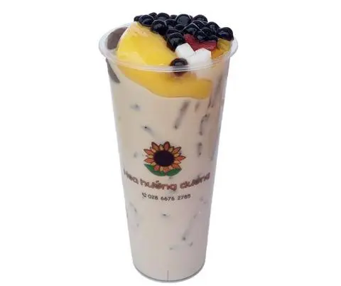 Hình ảnh Trà sữa Hoa Hướng Dương