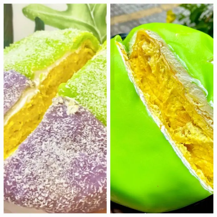 Hình ảnh Combo 1 Phú Sĩ Xanh Tím và 1 Crepe Ngàn Lớp