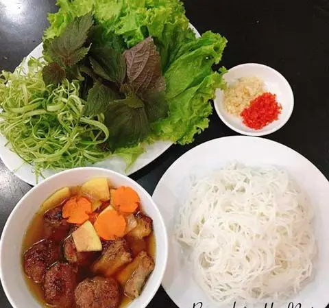 Hình ảnh Bún chả thịt nướng 