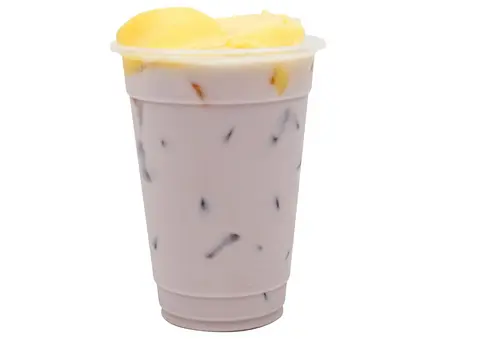 Hình ảnh Trà sữa khoai môn pudding trứng