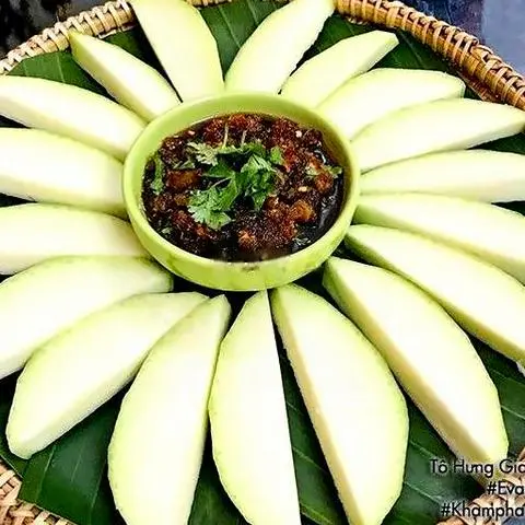 Hình ảnh Xoài Sống Chấm Muối