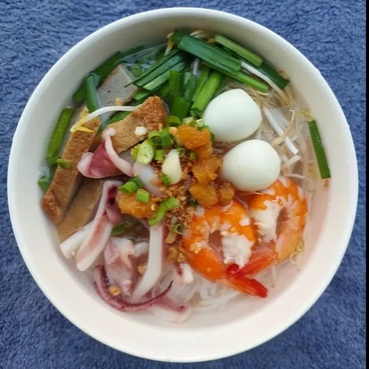 Hình ảnh Mì tươi hải sản (Nước)