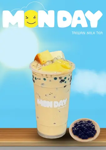 Hình ảnh Trà sữa Monday full topping