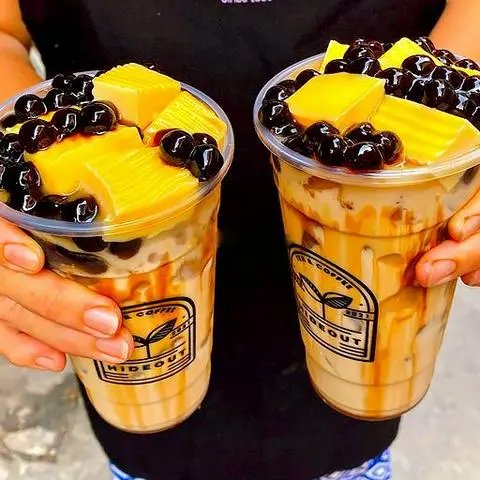 Hình ảnh Trà sữa trân châu pudding trứng