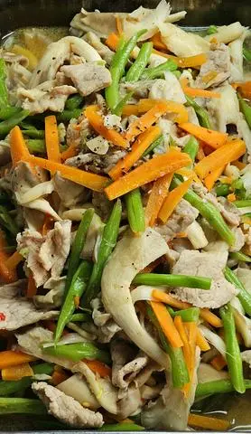 Hình ảnh Thịt Xào Nấm Thập Cẩm