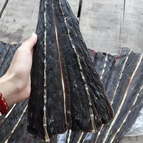 Hình ảnh khô cá đuối đen chiên 