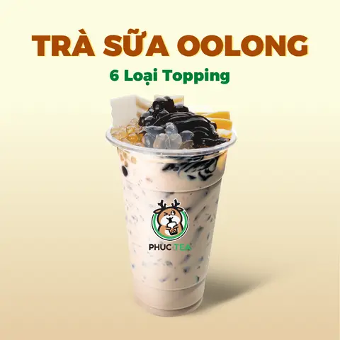 Hình ảnh Trà Sữa Oolong Phúc - Full Topping (Size M)
