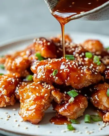 Hình ảnh Gà rán KX sốt  Mật Ong & củ cải ngâm 