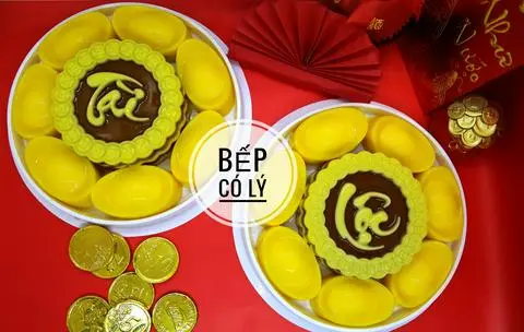 Hình ảnh Dĩa RAU CÂU chữ LỘC vía Thần Tài, Khai Trương