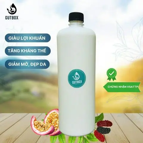Hình ảnh 1 Lít sữa chua Kefir nguyên chất không đường
