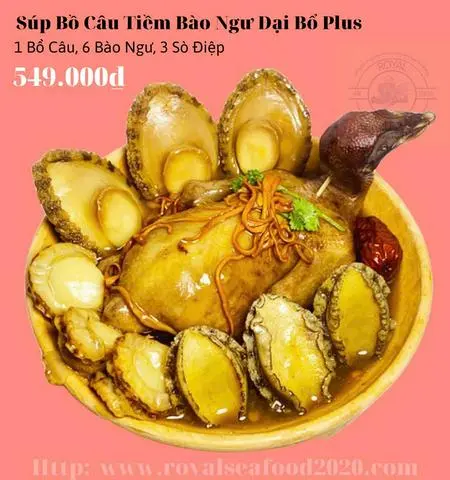 Hình ảnh súp bào ngư tiềm bồ câu đại bổ plus
