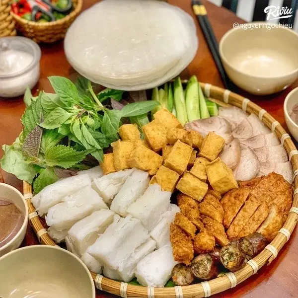 Hình ảnh Bún đậu thập cẩm