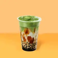 Hình ảnh Sữa tươi matcha trân châu đường đen
