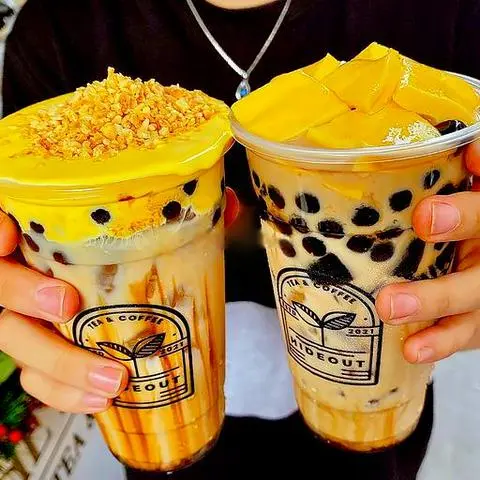 Hình ảnh Trà sữa kem trứng dừa nướng 