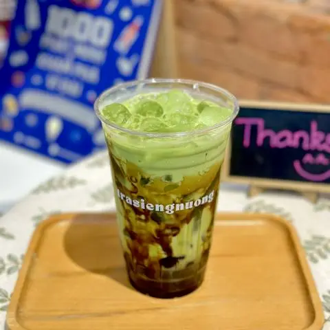 Hình ảnh Matcha Trân Châu Đường Đen