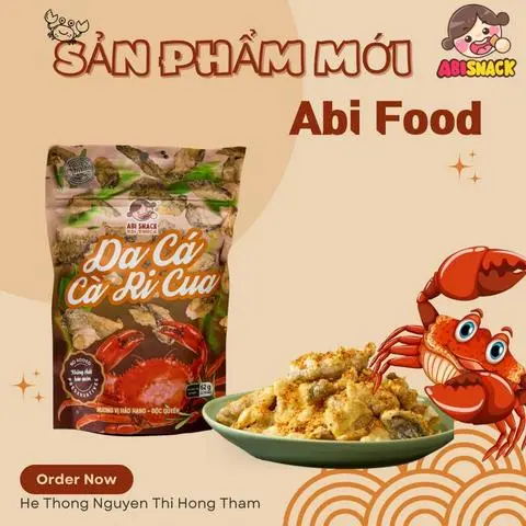 Hình ảnh Da cá Cà Ri Cua _ Abi snack