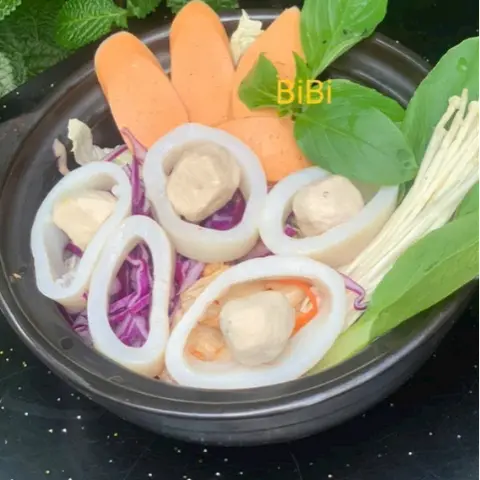 Hình ảnh mì cay mực 
