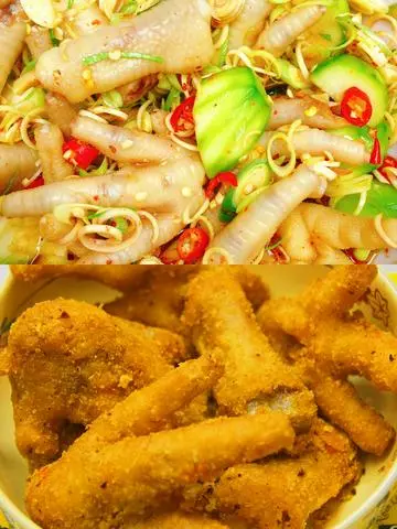 Hình ảnh Combo 5 : Chân Gà Sốt Thái + Chân Gà Rang Muối