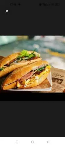Hình ảnh Bánh Mì Trứng Chiên Mặn