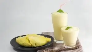 Hình ảnh Sinh tố đậu xanh - sầu riêng 