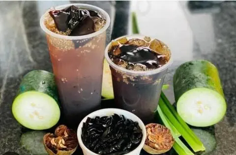 Hình ảnh Trà bí đao sương sáo hạt chia
