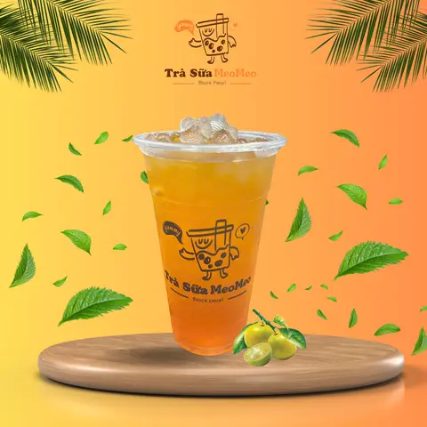 Hình ảnh Trà Tắc Thái Đỏ Ngọc Trai (size L - 700ml)