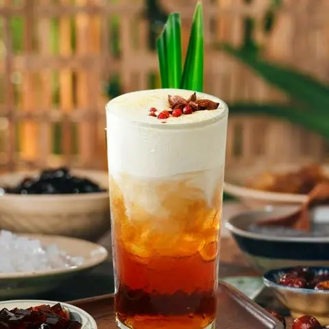 Hình ảnh Trà đen kem trứng khè