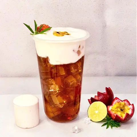 Hình ảnh Trà Chanh Dây Macchiato